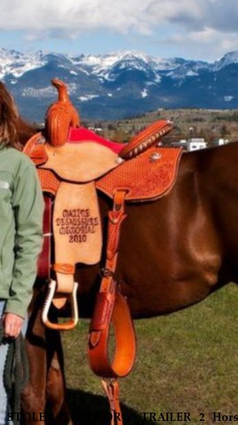 STOLEN TRACTOR / TRAILER 2 Horse Logan TL, $750.00 REWARD  Near Guthrie, OK, 73044 